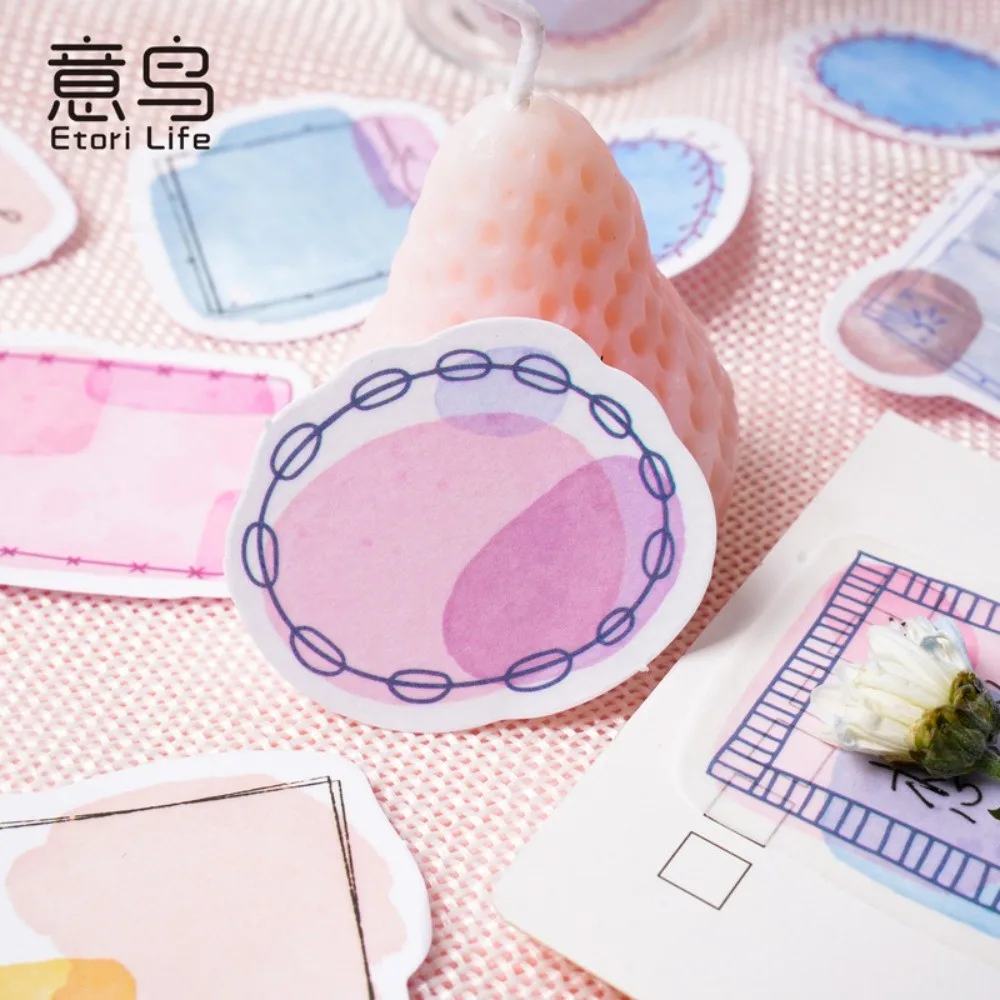 Vibrant Bubble Pattern Sticker Pack 46 PCS Self‑stick Labels For Scrapbook Album Package Sealing Craft RecordingYourLife Store