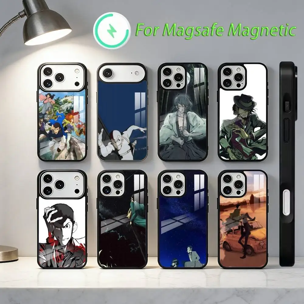 

Anime L-Lupin the Third Phone Case For iPhone 17,16,15,14,13,12,11,Plus,Pro,Max Magnetic Wireless Charging