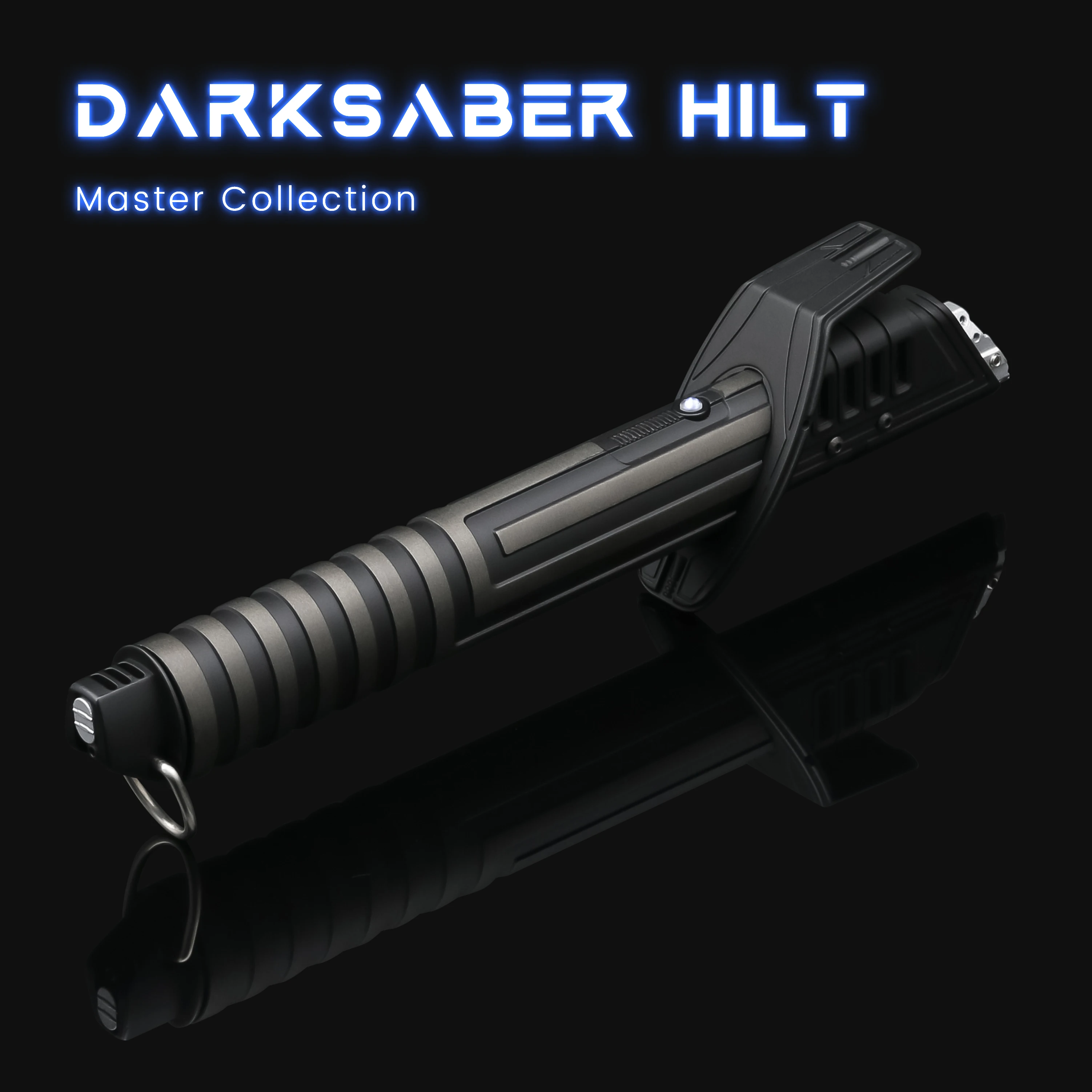 

TXQSABER Dearksaber Lightsaber Hilt No Blade Dark Sword Empty Hilt comes with Electronic Kit Neopixle SNV4-Pro Proffie v2.2 Jedi