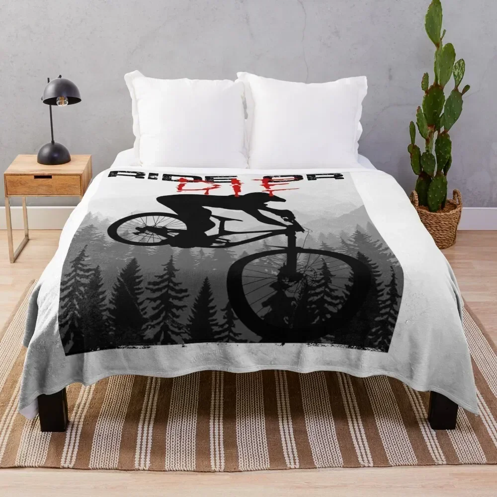 

ride or die Throw Blanket Soft Warm Blanket Gift for Grandparents