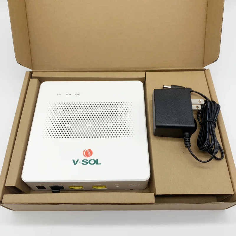 VSOL V1600GS-R Mini GPON OLT 1port FTTH Split Ratio 1:64| 10GE(SFP+) Uplink | Fanless Model|20KM UPCTelnet CLI WEB