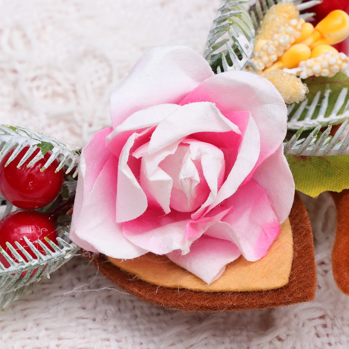 Diademas navideñas para el pelo, accesorios florales para tocado, ropa para niñas, Halloween para