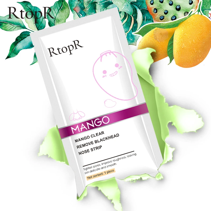 Mango Mitesser Entferner Nasen maske Öl kontrolle Tiefen reinigungs maske Akne Poren streifen Facelift ing Straffende Nase Peeling Hautpflege