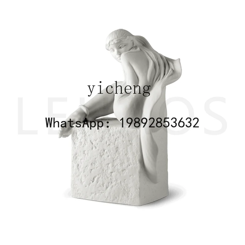 X1  Nordic pure white, creative ceramic constellation sculpture, twelve constellation ceramic decorative ornaments