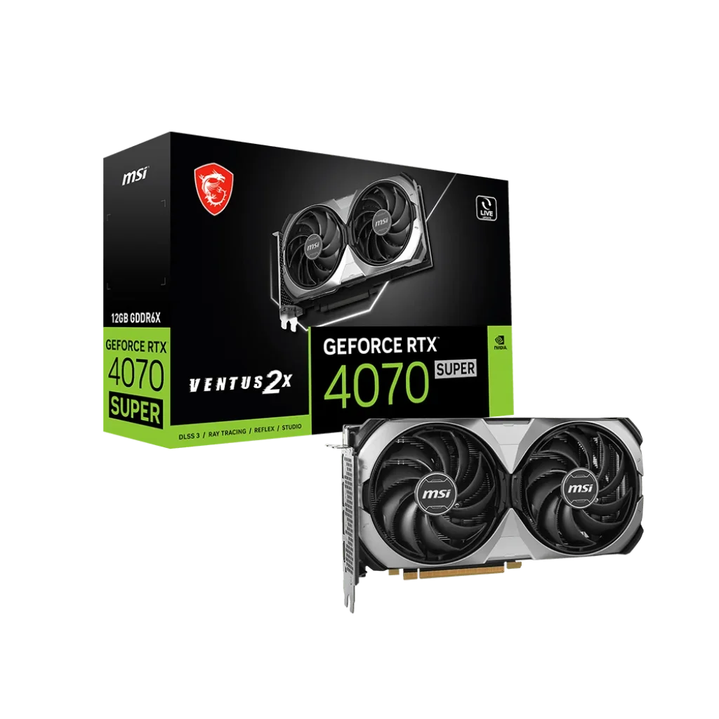 

2024 New RTX 4070 SUPER 12G VENTUS 2X Sealed Package Gaming Video Cards Gaming GPU RTX 4070 Super