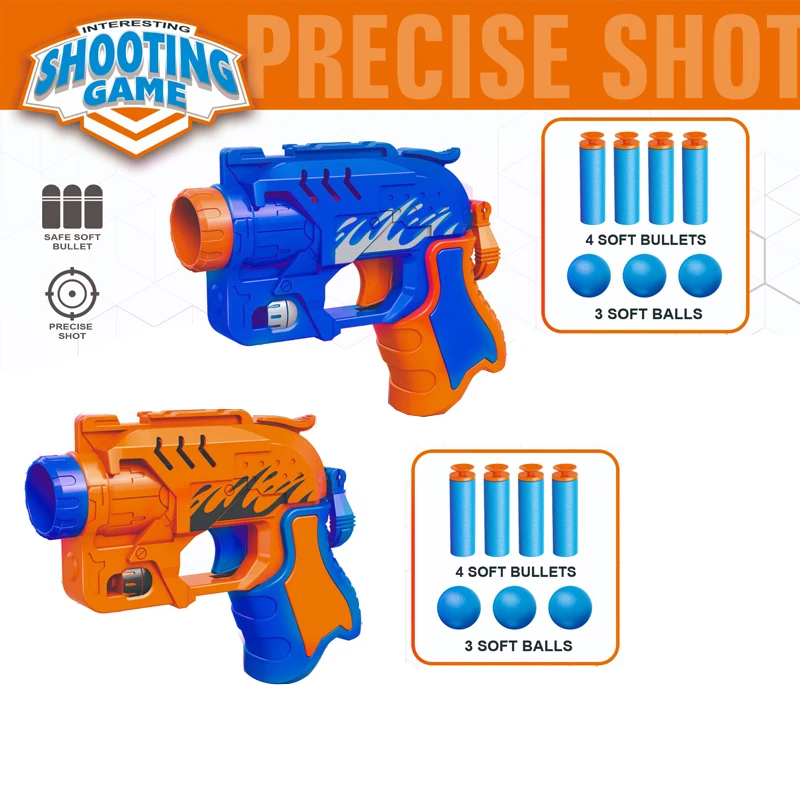 

Ручной мягкий пистолет-пуля, игрушечный пистолет, безопасная стрельба, присоска, пуля, пневматический поддельный пистолет, игрушечный пистолет для стрельбы на открытом воздухе, подарок для мальчиков и девочек