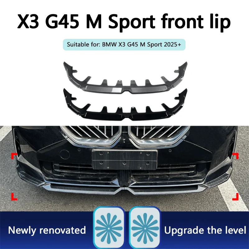 

Suitable for BMW X3 G45 2025+ MP front lip front shovel surround spoiler lip separator modification accessories