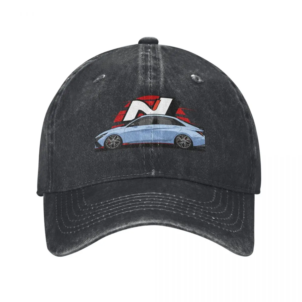 i30N Sedan/Elantra N Side View Baseball Cap Sports Cap Icon Boy Child Women's