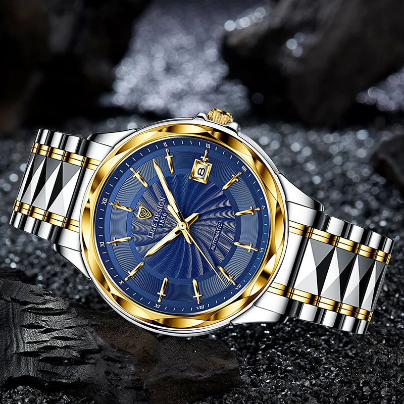 LIGE Topmerk Automatische Horl - Tourbillon Movement Watch recensie en prijs