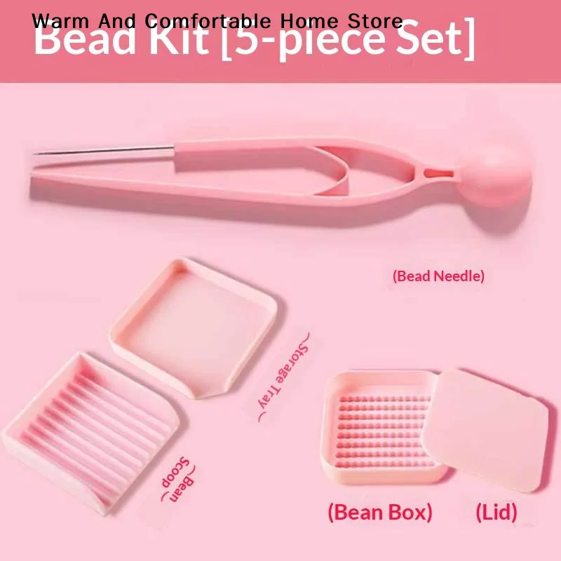 Fuse Beads Picking Tray Needle Tweezers Perle Bead Tool Kit Scoop Crafting Arts Crafts Beading Supply Handmade DIY Accessories