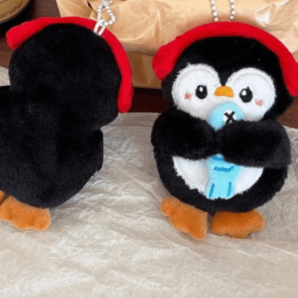 Cute Soft Squeaking Penguin Keychain Cartoon Penguin Pendant Penguin Pendant Kid Gifts