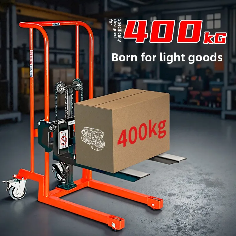 CX Hydraulic Lifting Forklift Manual Small Household Miniature Lightweight Stacking High Handling Elevated Handling