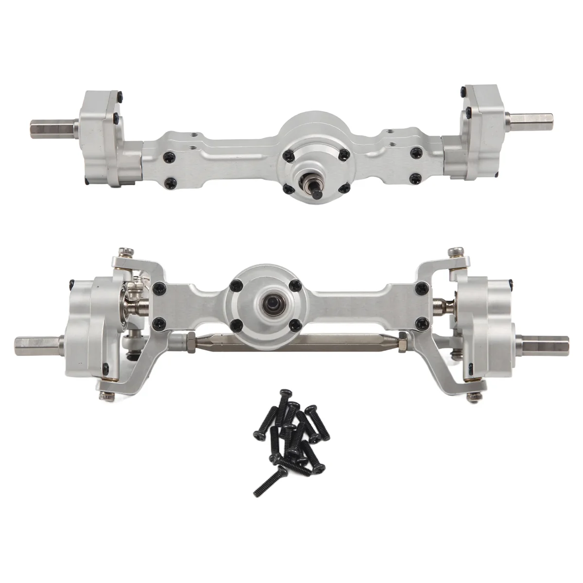 

Modern Full Metal Front and Rear Portal Axle Car Upgrade Parts Accessories,B