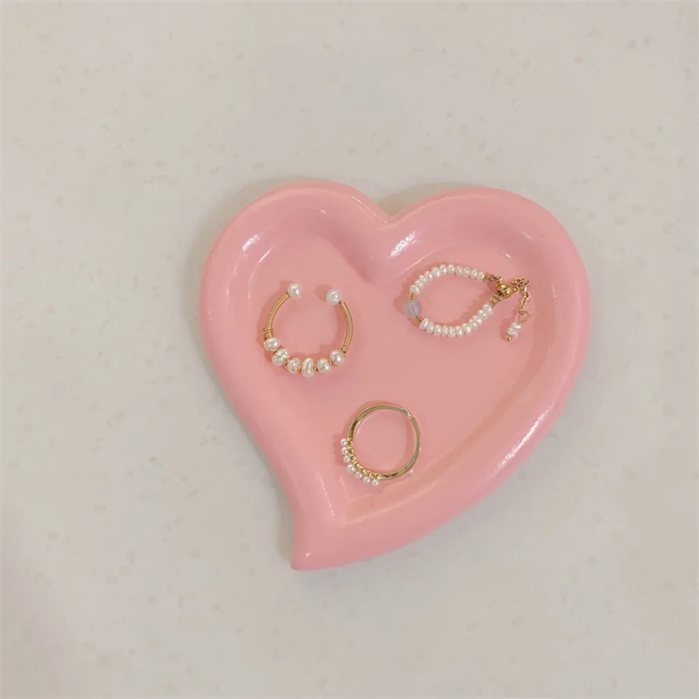 

Фон-реквизит, цветочная ювелирная тарелка, креативная подставка для ювелирных изделий, смола, ожерелье ручной работы, поднос для демонстрации выставки