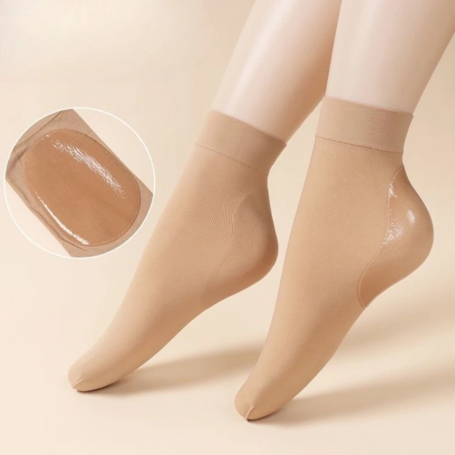 Silicone Heel Protection Anti-cracking Socks Moisturizing Footwear for Men and Women Anti-Fracture Dry Skin Relief Socks