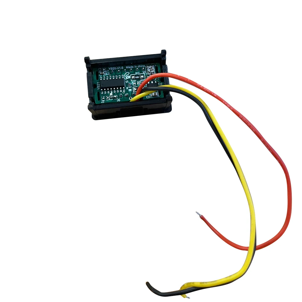 Imagem -06 - Digital Led Voltage Meter Voltage Indicator Voltímetro Painel Meter Voltage Tester dc 0600v 0300v 036 056