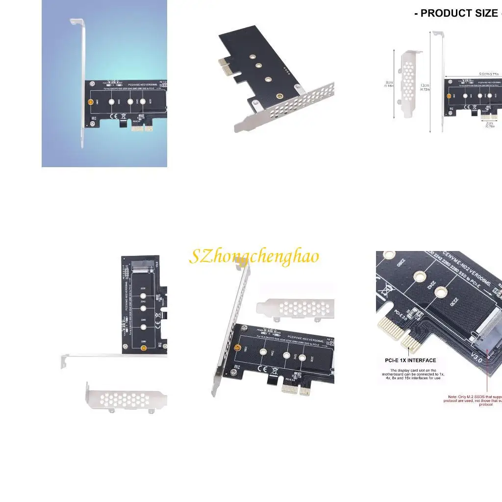 

Небольшой форм -фактор PCIe 1x M.2 Adapters Card для быстрого настольного ПК для быстрого скорости.