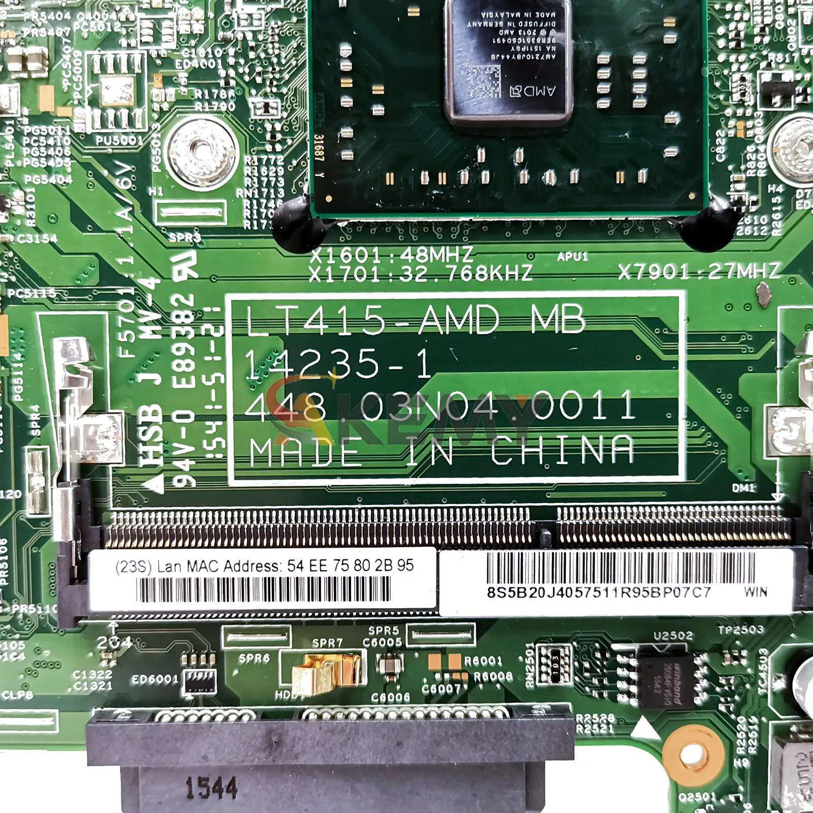 A4-7210 A6-7310 CPU 14235-1 노트북 마더보드 레노버 S41-35 S41-75 Flex3-1435 100% 완전 테스트됨