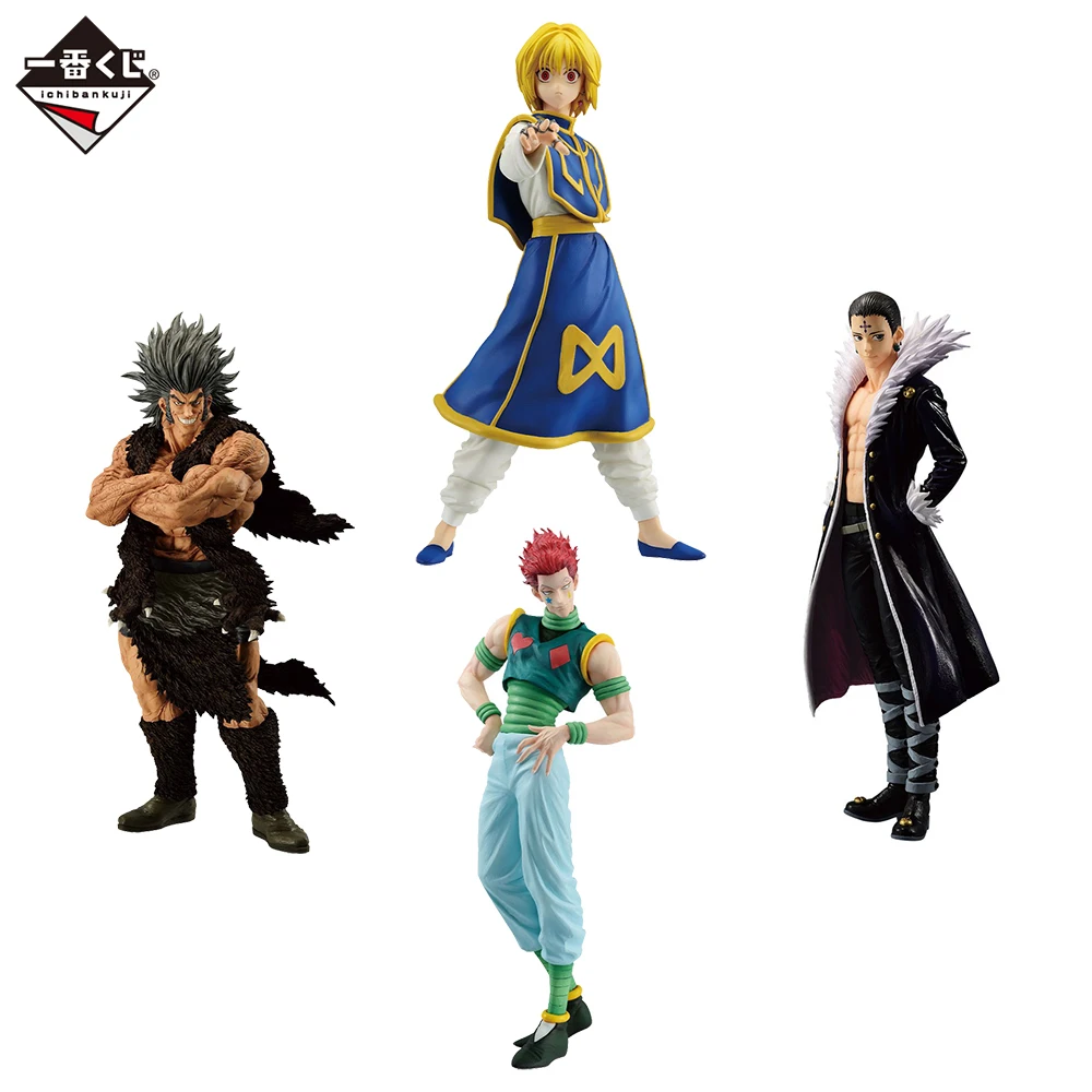 In Stock Original BANDAI Ichiban KUJI Kurapika & Chrollo Lucilfer & Hisoka & Uvogin (Hunter x Hunter) Action Figure Model Toys