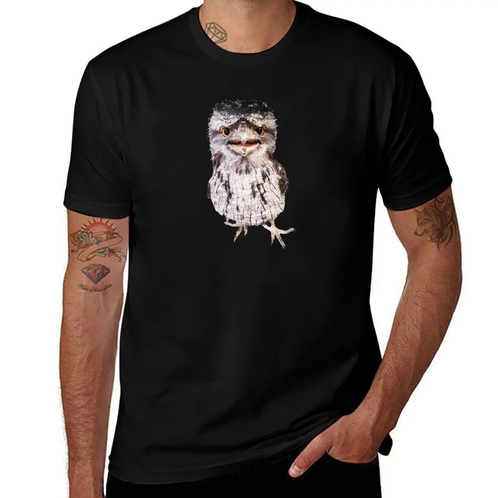 

Bird Tawny Frogmouth T-Shirt rapper graphic tees quick-drying funny costumes Anime t-shirt T-shirts for men cotton