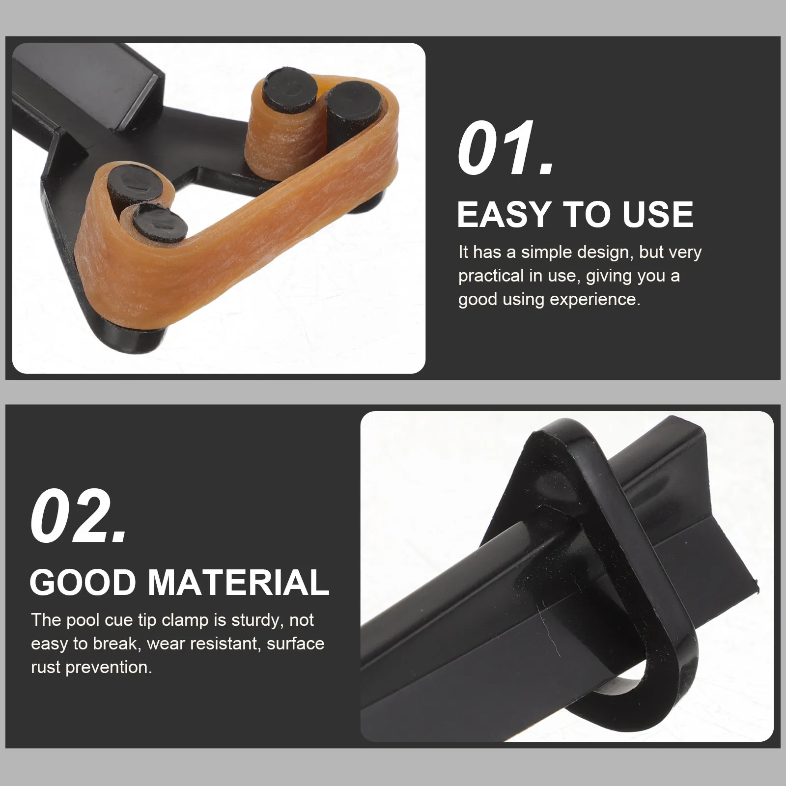 

Набор для проверки прямолинейности бильярдных киев из 3 предметов: инструмент для обрезки наконечников, зажим для ремонта, аксессуары, запасные части, бильярдный зажим