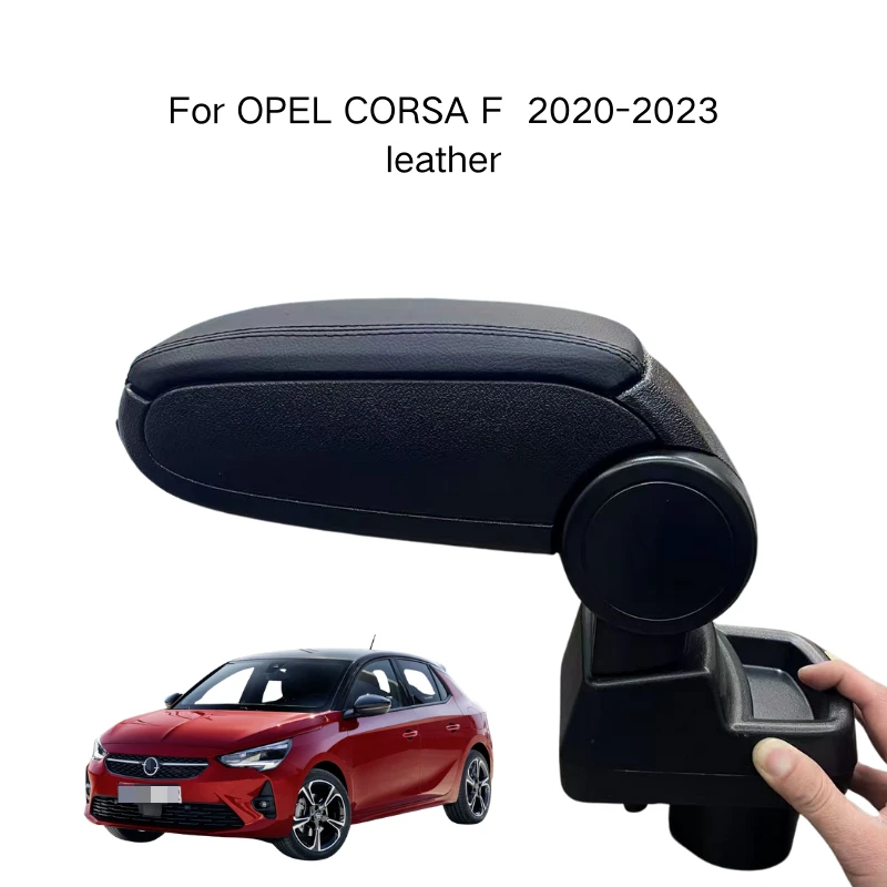 

Armrest For OPEL CORSA F 2020-2023 Leather Custom Fit Center Console Storage Box Vehicle Accessories Comfortable