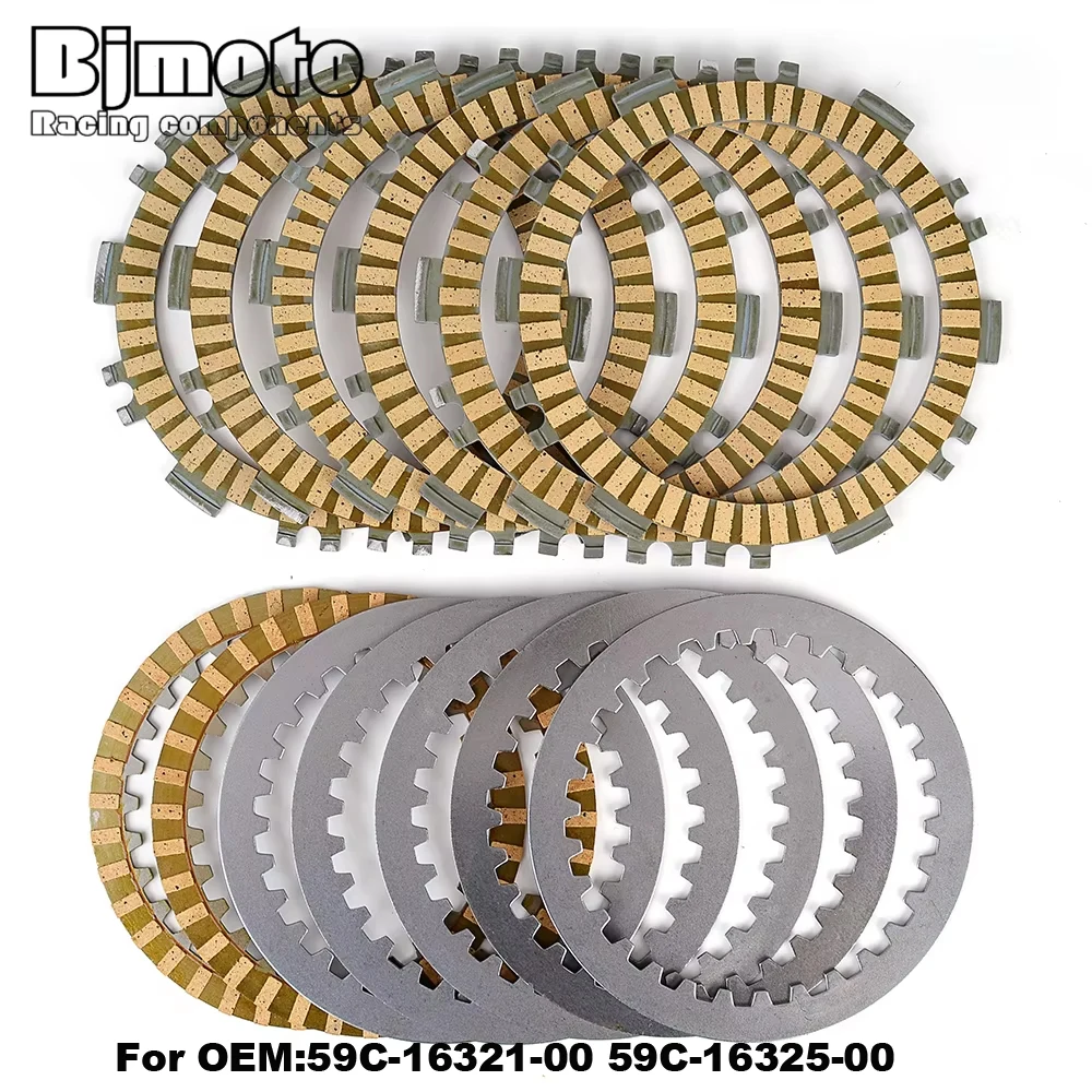 

Clutch Friction Plates for Yamaha Tmax 530 XP500 T max 530 ABS Iron Max 12-16 XP530 T-MAX DX/SX 2017 59C-16321-00 59C-16325-00