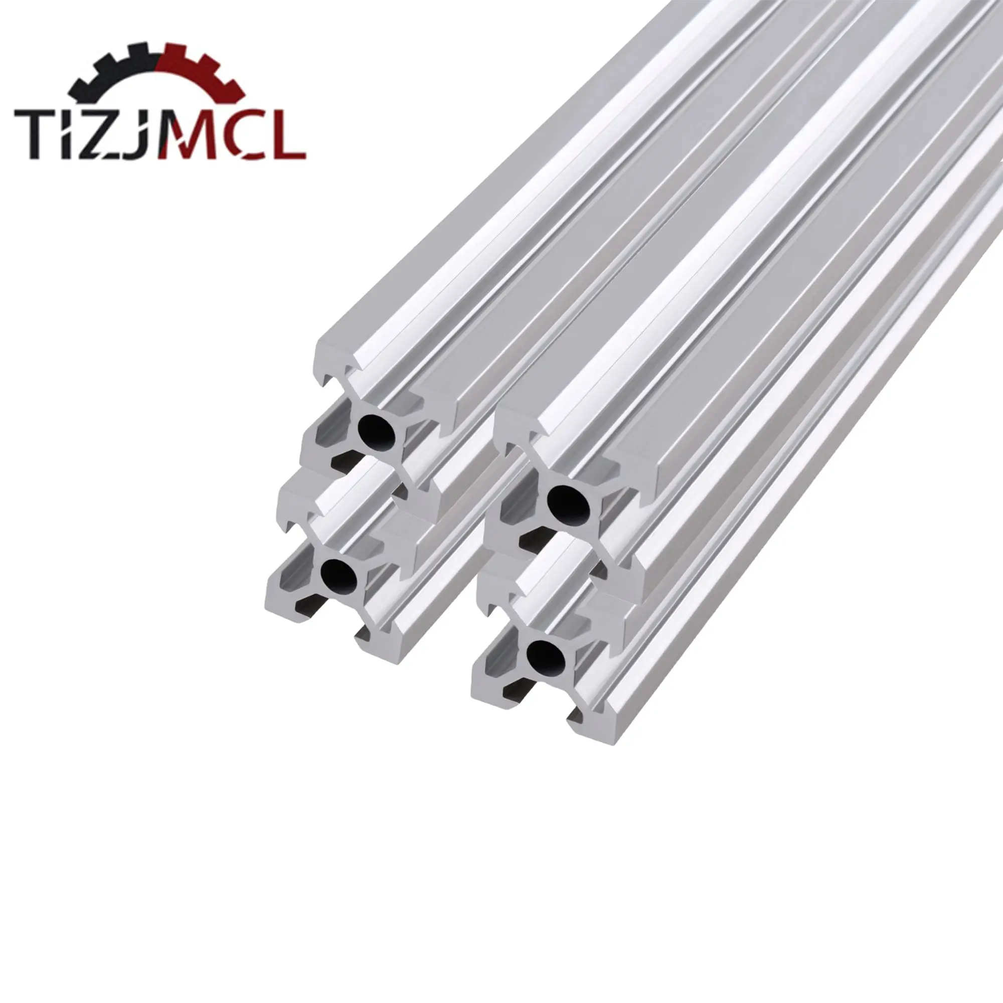 4PCS 2020 Aluminum Profile  V Slot 2020 Aluminium Extrusion Anodized 400 500 600mm EU Standard CNC 3D Printer Parts