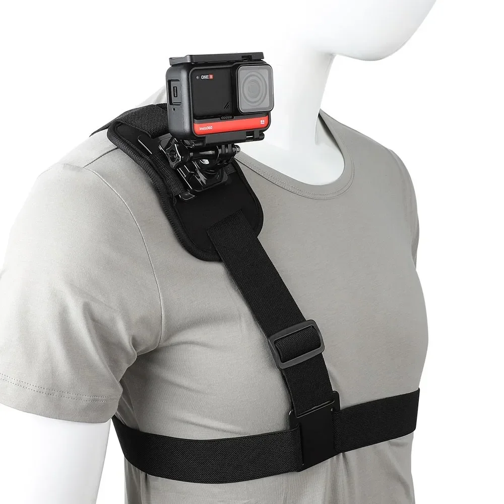 Shoulder Strap Mount Harness Shoulder Video Camera Shoulder Chest Strap Supports Belt For Go Pro Sjcam Sports Camera Accessories