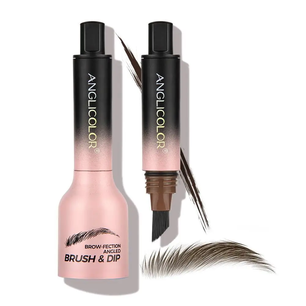 Popular Eyebrow Cream Waterproof Not Smudge Eyebrow Cream Long Lasting Color Rendering Smear-Proof Brow Makeup Wild Eyebrow