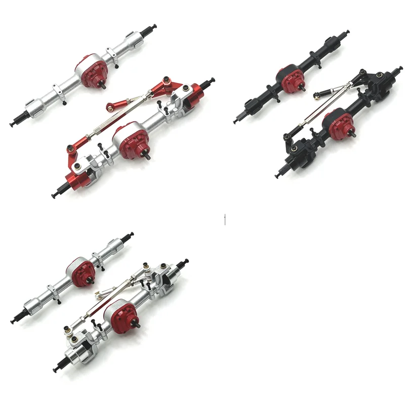 

Aluminum Alloy RC Car Chassis Bridge Kit - Front Rear Axle Assembly Upgrade Parts for MN 1/12 MN82 LC79 MN78 Models