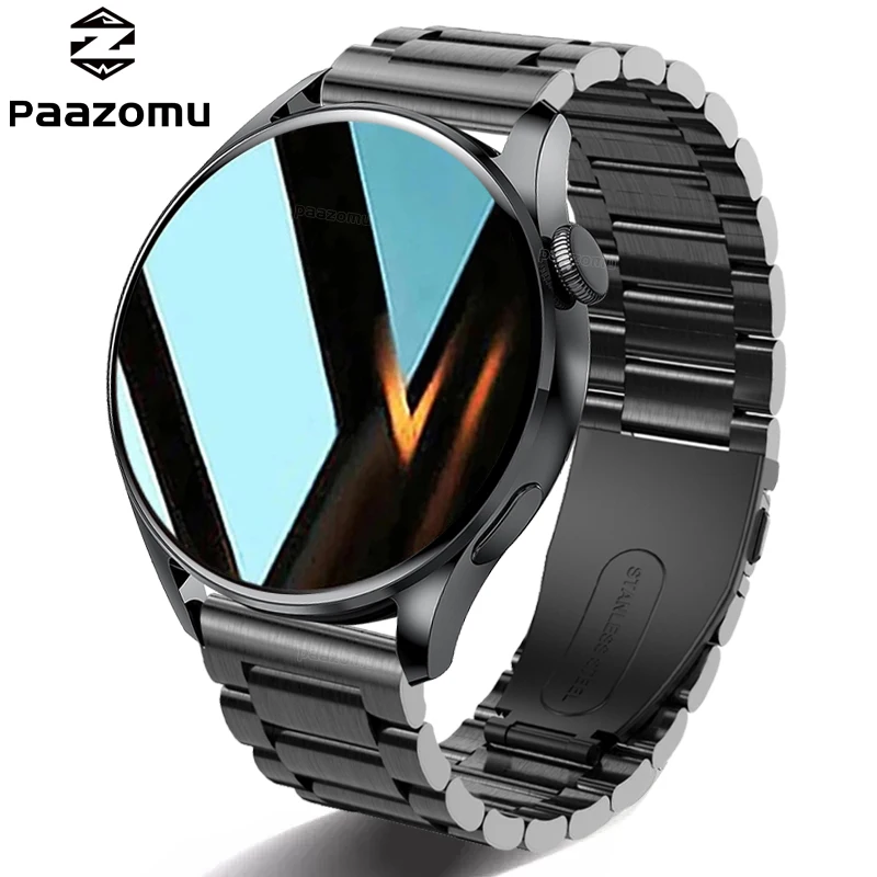 

2023 New Bluetooth Call Smart Watch Men Sports Fitness Tracker Waterproof Smartwatch Large HD Screen for Huawei Xiaomi Phone+Box