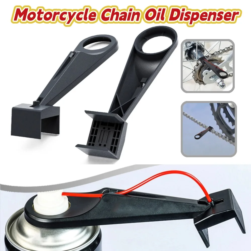 

Motorcycle Chain Oil Dispenser Spray Gear Mess-Free Chain Wax Chain Cleaner Attachment Chain Lube Applicator Tools