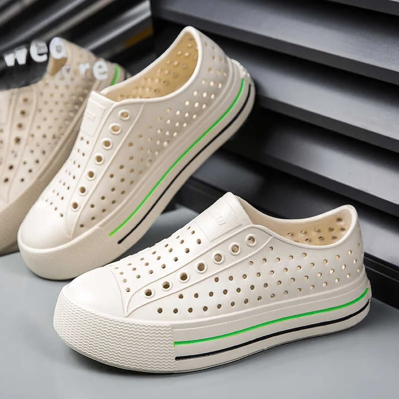 

Женские сандалии Thi Bot, летние уличные легкие нескользящие садовые сандалии без шнуровки, повседневные сандалии на плоской подошве без шнуровки