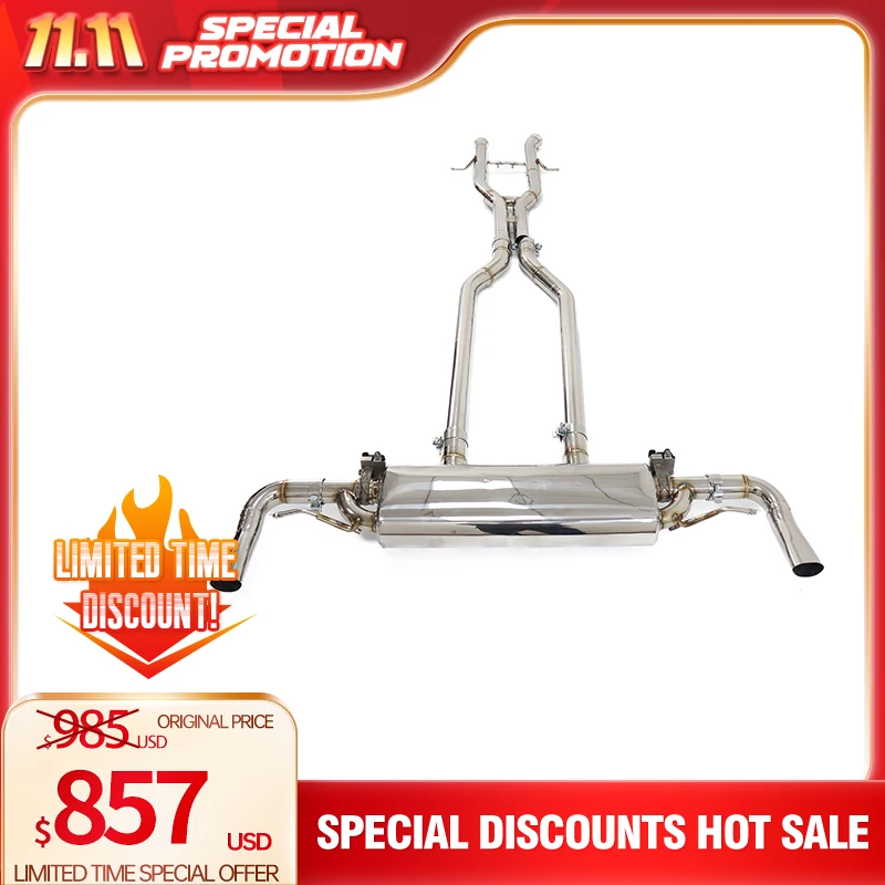 Limited Time Offer Stainless steel Catback For Mercedes benz GLE63 w166 5.5T Ouchi High performance exhaust accessories