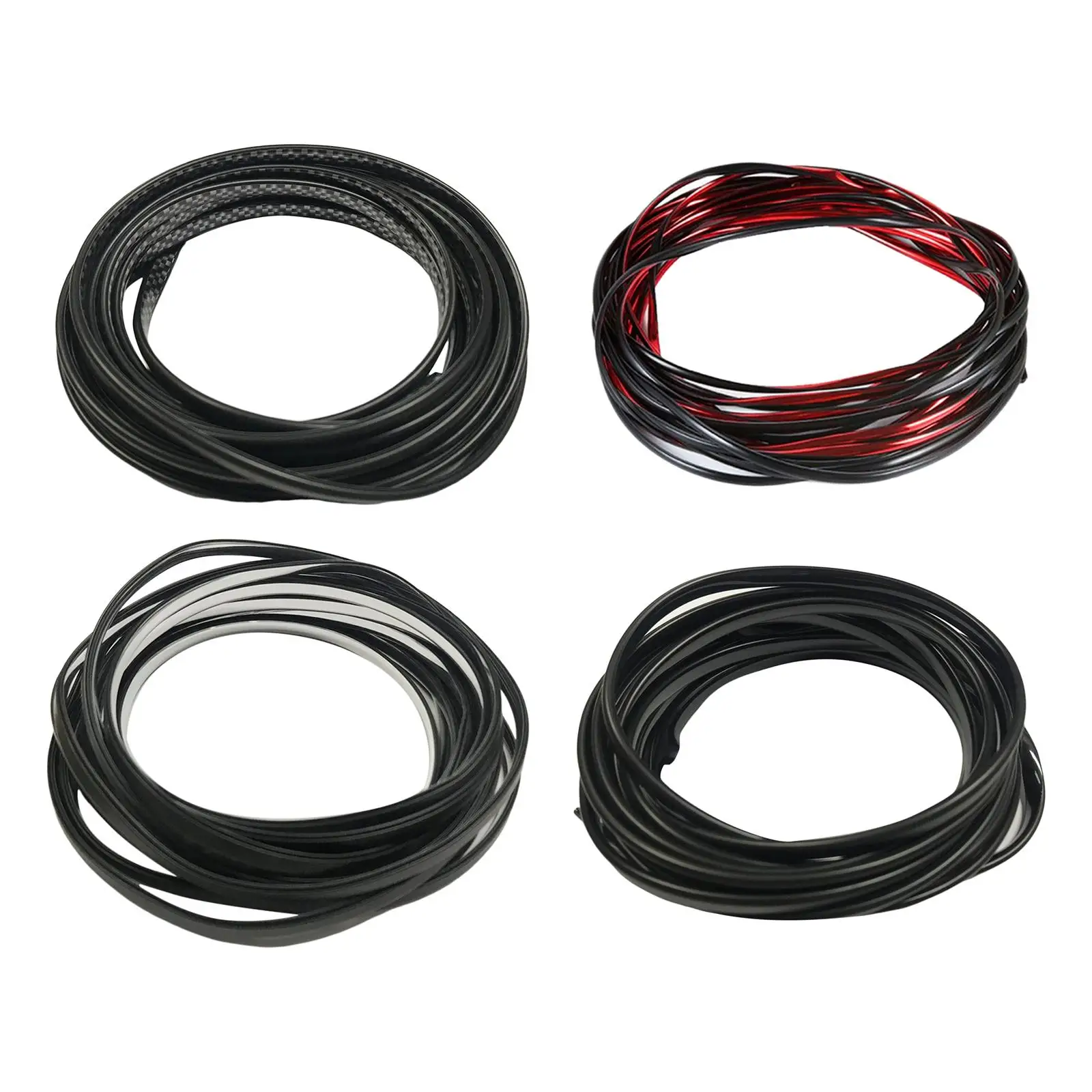 Universal Car Door Edge Guards 5M U Shape Scratch Protector protected Lining Guard Strip for Sedans SUV ATV Most Car Trucks