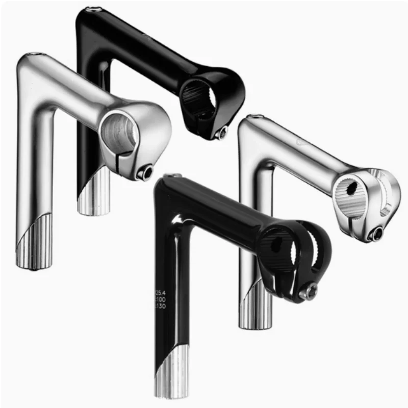 ENE steel tube car polished silver 25.4 aluminum alloy cold forged gooseneck hollow handle 26 bent handle.