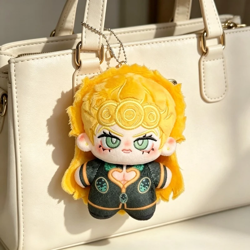 JoJo's Bizarre Adventure Giorno Giovanna Mini Cotton Plush Doll Anime Character Soft Stuffed Pendant Collectible Gift Anime Fans