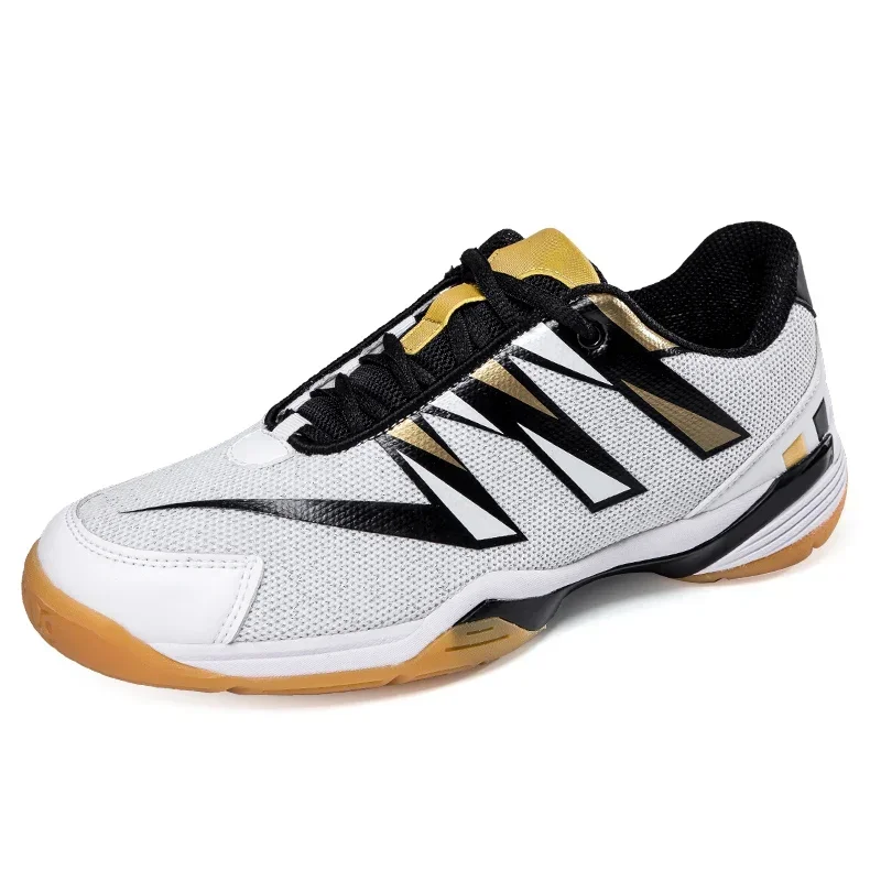 Zapatos de bádminton profesionales para hombre, zapatillas de tenis de entrenamiento masculino de malla para exteriores, zapatillas de tenis de mesa negras y azules para hombre