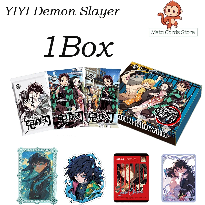 Yiyi cartão de coleção demon slayer mitsiru shinobu nezuko hobby ccg cartão de jogo ssp ssr brinquedo de mesa raro presentes