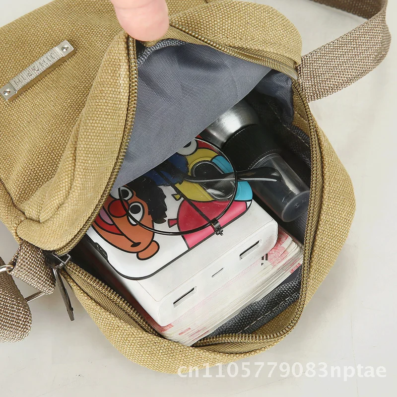 Vintage Men's Canvas Backpack - 2021 - usage example