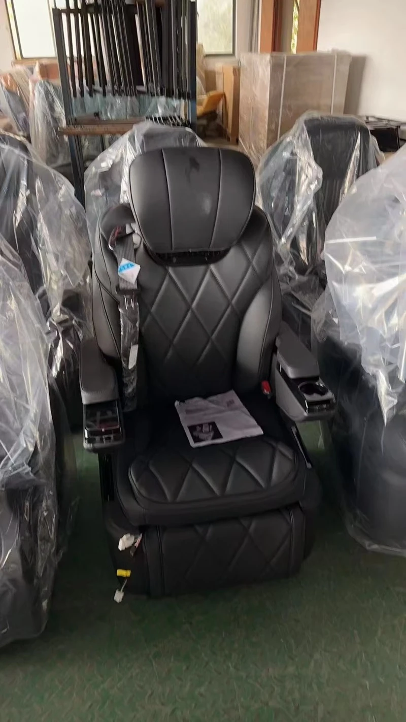 VIP Luxury Car Seats with Electric Auto Rear Seats With Retractable Touch Screen Cup Holder for Sprinter Cars Modified Car Seats
