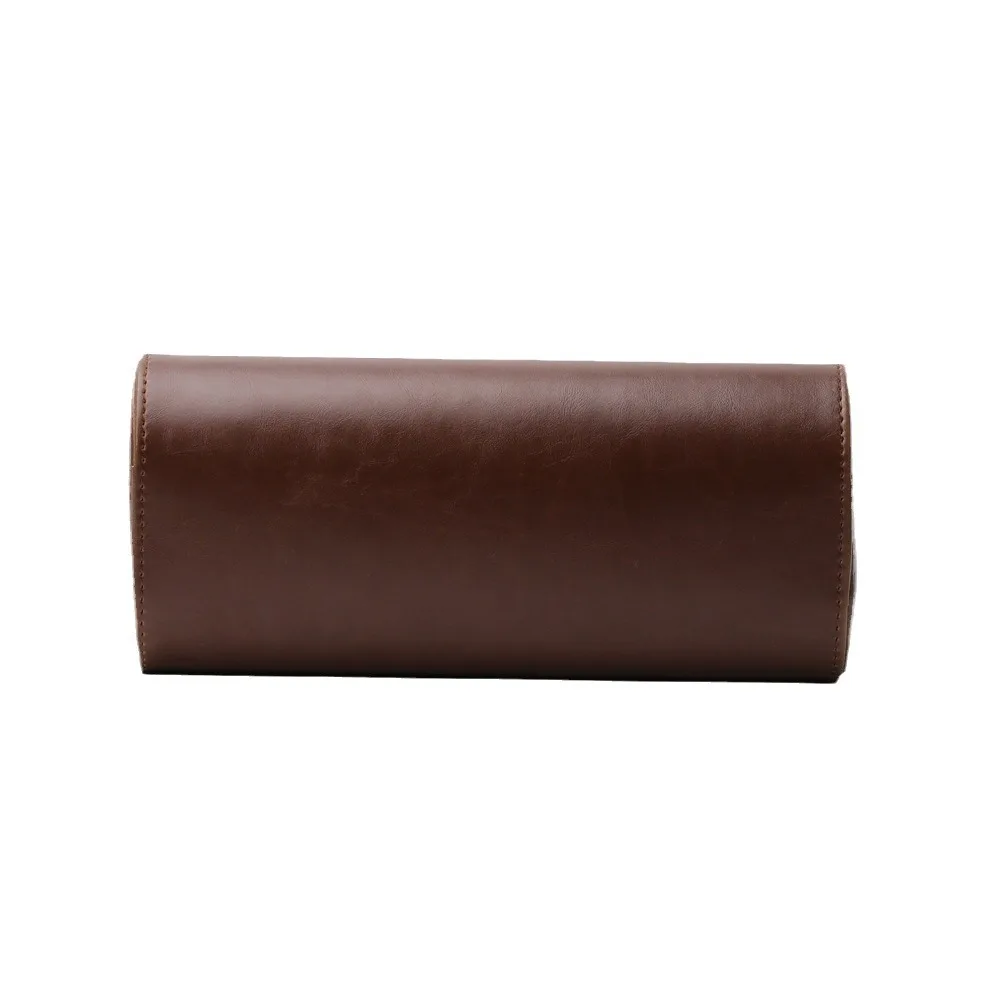 Watch Bag 3 Slots Luxury  Vintage Leather Roll Watch Storage Box Travel Watch Case Gift Watch Pouch