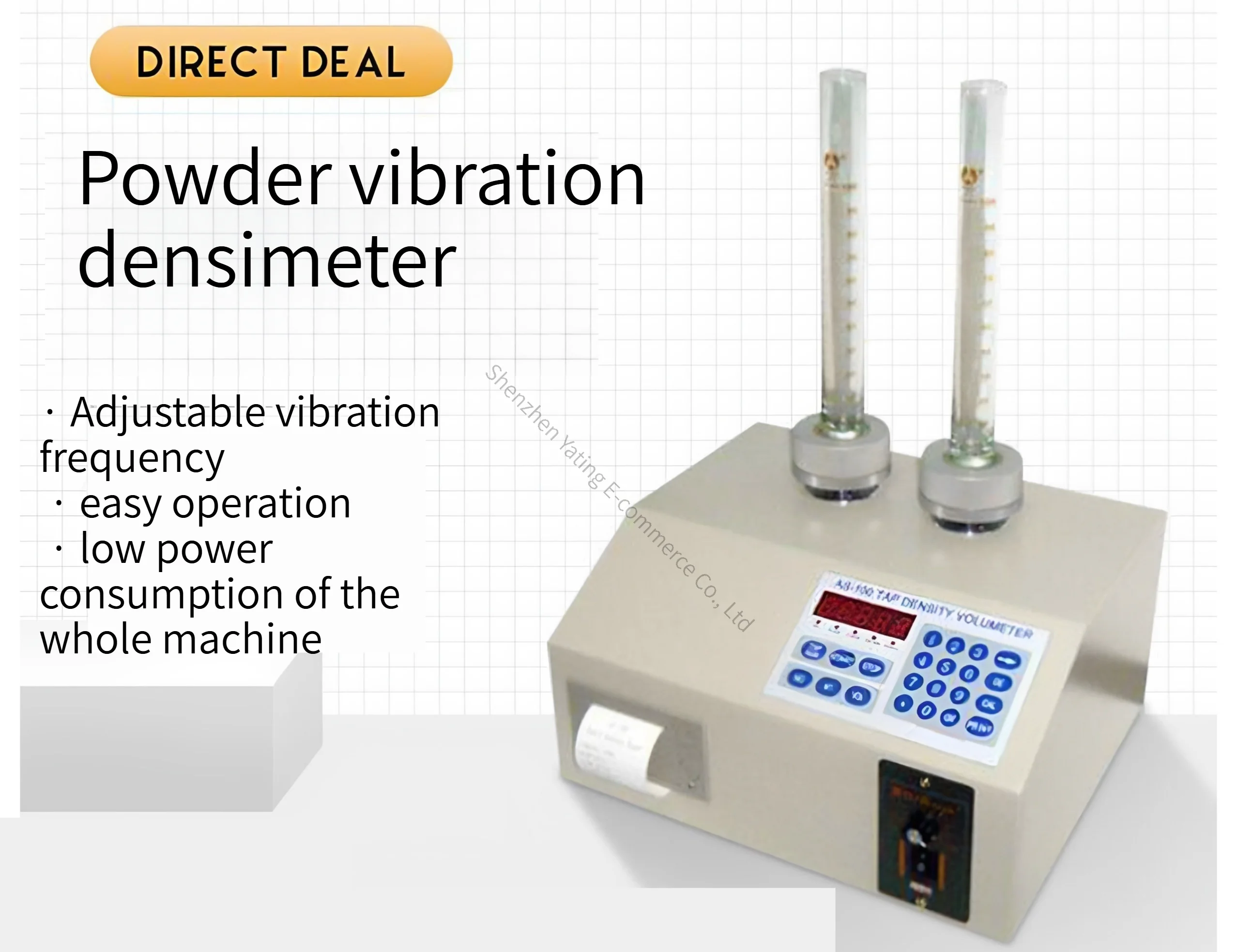 Metal powder tap densitometer volumemeter Non-metallic powder particle vibration testing machine Specific gravity test