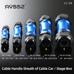 Metal Multi-channel Audio Cable Handle Gland 2 4 8 - 32 Way for Stage Mobile Equipment Cable Connector Cable Car Cable Box Cable