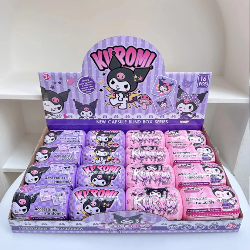 16 قطعة جديد ليلو وستيتش تونغ تونغ صحور الشكل اللعب غرزة كبسولة صندوق أعمى مفاجأة المفاتيح حبل دمية لعبة الأطفال هدية