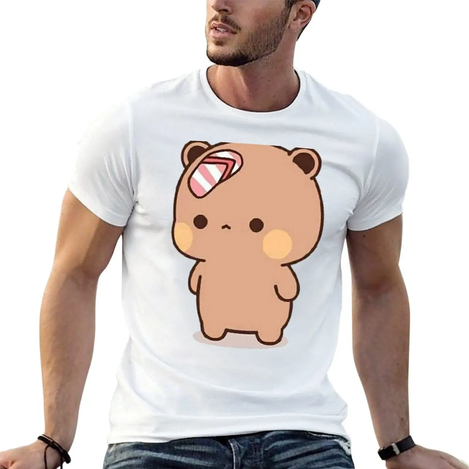Cute Dudu Was Threw Flip-flops By Bubu Since He Teases Bubu T-Shirt Large Size Short Sleeve T-Shirt
