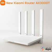 New Xiaomi Router AX3000T Gigabit WiFi6 Mesh 2.4G＆5G Game Accelerator Repeater Support NFC IPTV Signal Amplifier Work For Mihome
