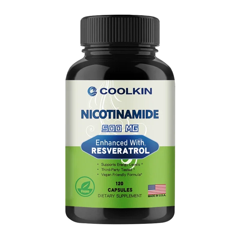 

Nicotinamide 500mg - with Resveratrol - Anti-aging, Whitening Skin, Promotes Skin Cell Health, Boosts Energy Levels