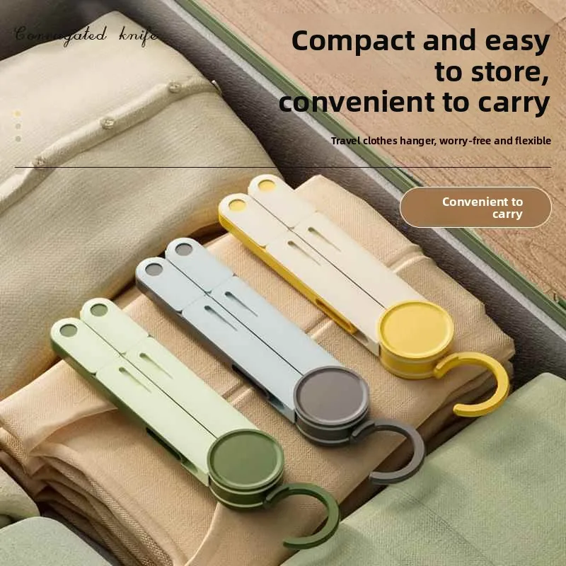 

Portable Travel Outdoor Folding Clothes Hanger Multi-Functional Home Storage Pants Ra oe Ra Modern Plastic Anti-Slip De...
